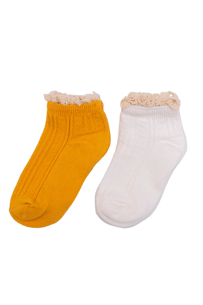 Mesh Ankle Socks 2-Pack