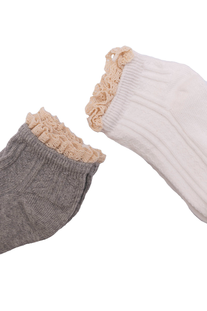 Mesh Ankle Socks 2-Pack